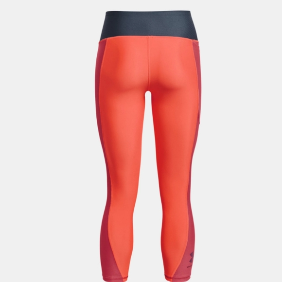 🆕UA | Women's HeatGear® No-Slip Waistband Blocked Ankle Legging Size Small - Picture 3 of 8